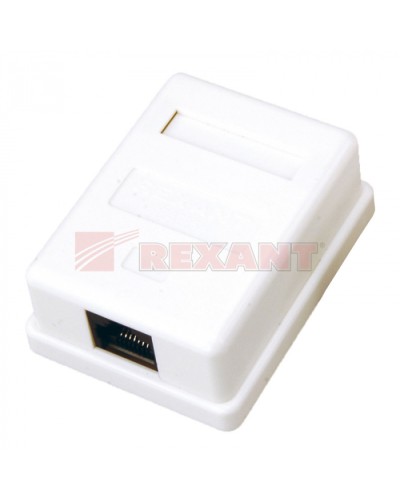 Розетка компьютерная 1xRJ-45 CAT5e (25шт/уп) REXANT 03-0121 в Нефтеюганске Розетки компьютерные и телефонные Pintop.ru