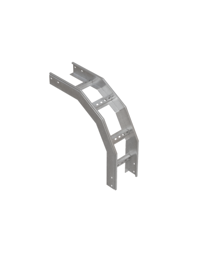 Угол лестничный вертикальный внешний 90 гр. 80х400х1,2 мм HD85 N КМ-профиль (LVL90-80-400-1.2 HD85 N) в Нефтеюганске Аксессуары для лотков Pintop.ru