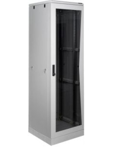 Комплект дверей передняя стеклянная задняя цельнометаллическая для шкафа серии TFL 47U TLK (TFL-4-4760-GM-GY) в Нефтеюганске Аксессуары для стоек и шкафов Pintop.ru