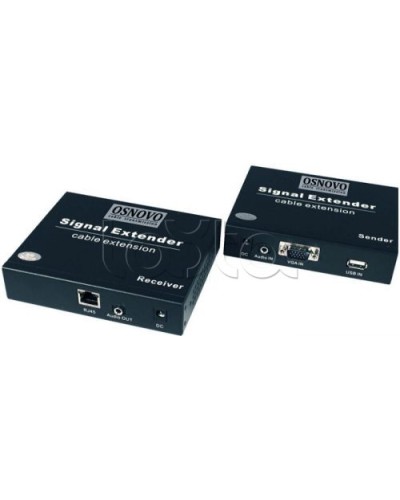 Комплект (передатчик+приемник) для передачи VGA OSNOVO TLN-VKM/1+RLN-VKM/1(ver.2) в Нефтеюганске Видеоусилители, Модуляторы, Делители Pintop.ru