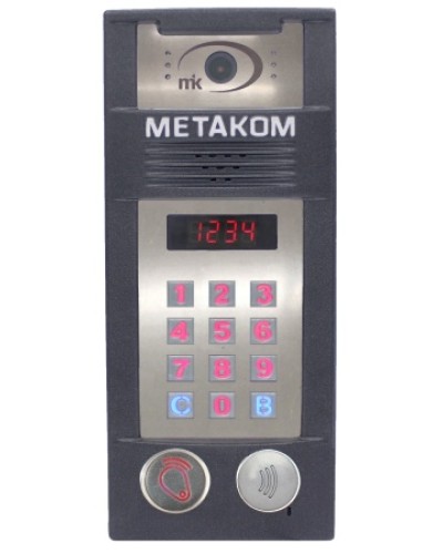 Многоабонентый антивандальный блок вызова со встроенной гибридной видеокамерой Метаком MК2018-RFMFСVH в Нефтеюганске Блоки вызова многоабонентные Pintop.ru