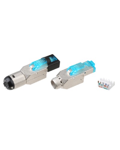 Разъем полевой оконцовки Hyperline PLUD-8P8C-S-C8-SH в Нефтеюганске Коннекторы и разъемы Pintop.ru