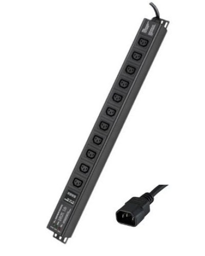 Блок распределения питания вертикальный для 19 шкафов DKC R5VIEC11CDOP в Нефтеюганске Блоки розеток Pintop.ru