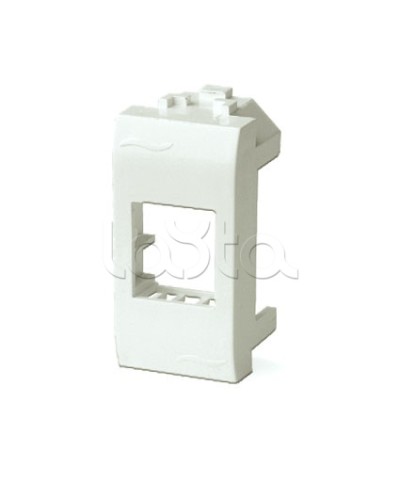 Адаптер для информационных разъемов Systimax, белый, 1мод. DKC 76609B в Нефтеюганске Аксессуары для стоек и шкафов Pintop.ru