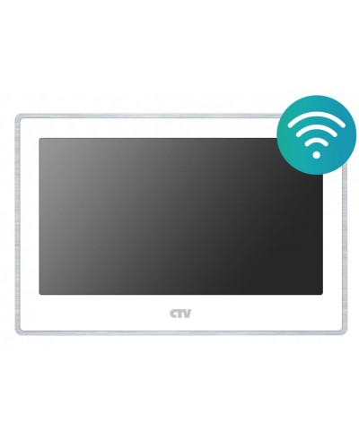 Монитор видеодомофона CTV-M5702NG белый в Нефтеюганске Абонентские видеоустройства Pintop.ru