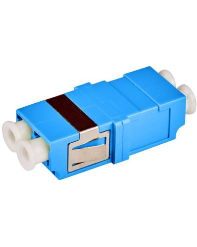 Адаптер оптический LC, OM3, корпус SC без фланцев, дуплексный LANMASTER LAN-2LCS/NF-AM-OM3 в Нефтеюганске Коннекторы Pintop.ru
