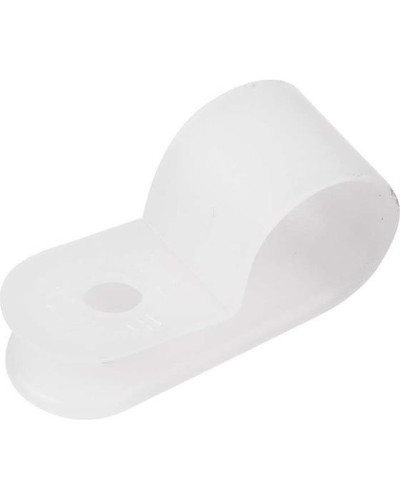 Кабельная скоба под винт 9 мм, белая, упаковка 50 шт. Rexant (07-4409) в Нефтеюганске Держатели, клипсы, скобы Pintop.ru