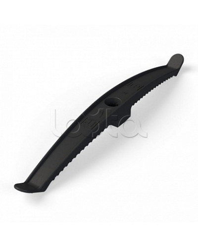 Держатель кабеля двусторонний для прямого монтажа черный (20шт/120шт уп/кор) Промрукав (PR13.0383) в Нефтеюганске Монтажные материалы Pintop.ru