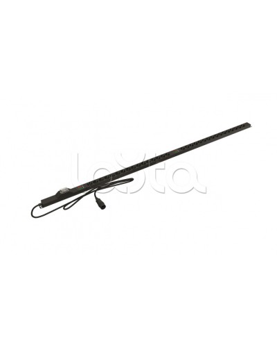 Блок розеток вертикальный черн Hyperline (SHE-32SH-BAV-3PVB) в Нефтеюганске Блоки розеток Pintop.ru