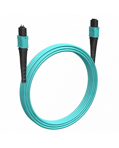 Кабельная сборка MPO(F) -MPO(M)-12 волокон 50/125 OM3, 10 m Cabeus (FOP-50-OM3-12-MPO(F)-12-MPO(M)-B-10m) в Нефтеюганске Кабельные сборки (оптические) Pintop.ru