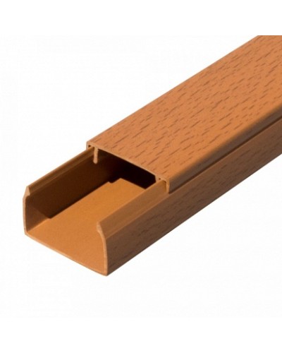 Кабель-канал бук 2-й замок 40х25 (30м/уп) Промрукав (PR.025432) в Нефтеюганске Огнестойкие кабельные линии Pintop.ru