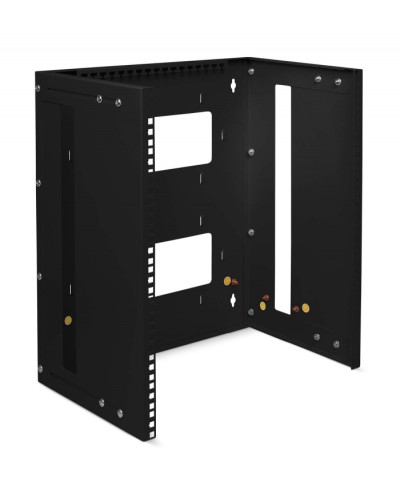 Кронштейн настенный 19 12U, цвет черный Cabeus NC-12U-BK в Нефтеюганске Аксессуары для стоек и шкафов Pintop.ru