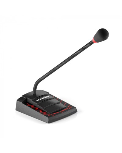 Пульт громкого оповещения STELBERRY F-701 в Нефтеюганске Микрофонные консоли и микрофоны Pintop.ru