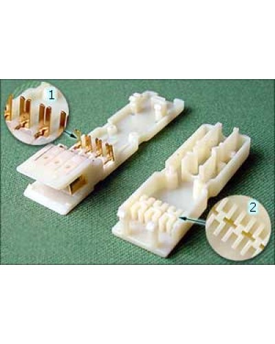 Вилка 2 пары 110 типа LANMASTER LAN-S110P2 в Нефтеюганске Коннекторы Pintop.ru