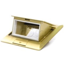 Люк в пол на 1.5 модуля (45х45мм), латунь Экопласт 70016