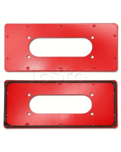 Фланец красный для ST с перф. Тип 3 DKC R5FPST01-RAL3000 в Нефтеюганске Аксессуары для стоек и шкафов Pintop.ru