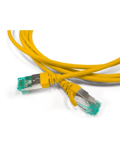 Hyperline PC-LPT-SFTP-RJ45-RJ45-C6A-1.5M-LSZH-YL Патч-корд S/FTP в Нефтеюганске Патчкорды (медные) Pintop.ru