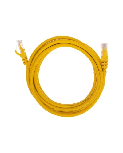 Патч-корд U/UTP, CAT 6, RJ45-RJ45, 26AWG, LSZH, желтый, 3м REXANT 02-0295-3 в Нефтеюганске Патчкорды (медные) Pintop.ru