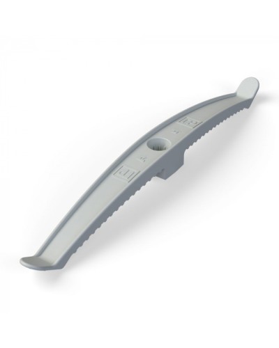 Держатель кабеля двусторонний для прямого монтажа в гофроящике серый (100 шт/кор) Промрукав (PR13.0487) в Нефтеюганске Аксессуары для кабель-канала Pintop.ru