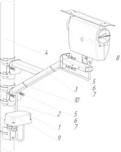 Комплект консоли ЮМИРС КМЧ-2 в Нефтеюганске Аксессуары для средств охраны периметра Pintop.ru