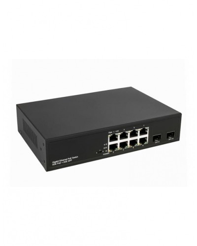 PoE коммутатор Gigabit Ethernet на 8 RJ45 + 2 SFP порта NST NS-SW-8G2G-P в Нефтеюганске Коммутаторы Pintop.ru