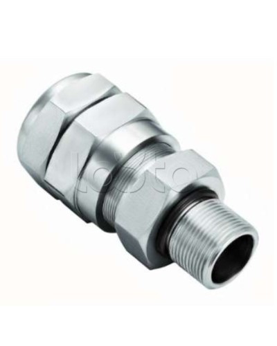 Кабельный ввод для бронированного кабеля с уплотнением внутренней оболочки кабеля резьбой G1/2, внешним диаметром кабеля D от 11 до 15 мм и проходным диаметром кабеля d= 6-10 мм Спектрон КВБ-15/10-М-G1/2 в Нефтеюганске Аксессуары для кабель-канала Pintop.r