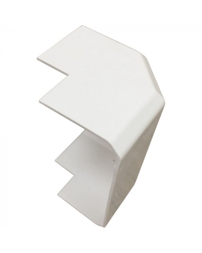 Внешний угол для короба 120х50 мм, белый LANMASTER (LAN-CT120x50-EC-WH) в Нефтеюганске Аксессуары для лотков Pintop.ru