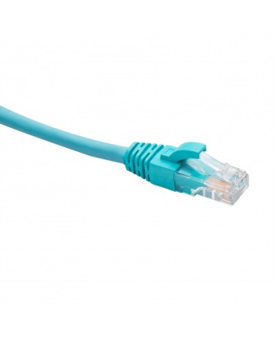 Шнур коммутационный U/UTP категория 5e LSZH нг(А)-HF 15,0 м, бирюзовый Datarex DR-181625 в Нефтеюганске Патчкорды (медные) Pintop.ru