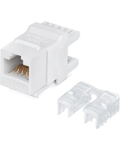 Модуль Keystone Jack RJ-45(8P8C), UTP неэкранированный, CAT 6, тип 180 градусов, белый REXANT PRO 02-0250 в Нефтеюганске Модули Keystone Pintop.ru
