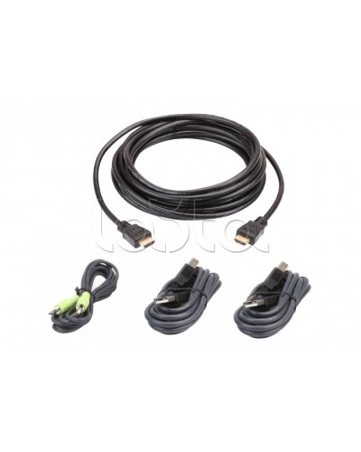 Комплект кабелей USB, HDMI для защищенного KVM-переключателя (3м) ATEN 2L-7D03UHX4 в Нефтеюганске Видеоусилители, Модуляторы, Делители Pintop.ru