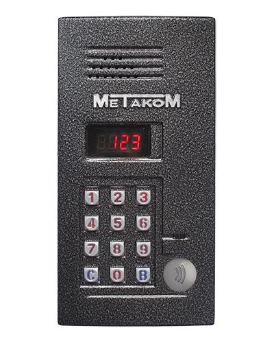 Блок вызова домофона Метаком MK2012-MFEVN в Нефтеюганске Блоки вызова многоабонентные Pintop.ru