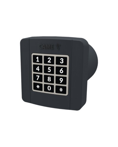 Проводная встраиваемая кодонаборная клавиатура Came 806SL-0290 - SELT2BDG, подключаемая к шине CXN, 12 кнопок, синяя подсветка, RAL7024 в Нефтеюганске Запчасти для шлагбаумов и автоматики Pintop.ru