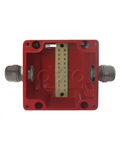 Коробка соединительная Магнито-контакт МКС 2ВК «МОРОЗ» цвет красный, с датчиком вскрытия корпуса (тампером), IP66/IP68 в Нефтеюганске Распределительные коробки Pintop.ru