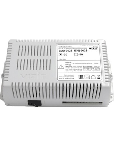 Блок управления и питания Vizit БУД-302S-20 в Нефтеюганске Блоки управления многоабонентные Pintop.ru