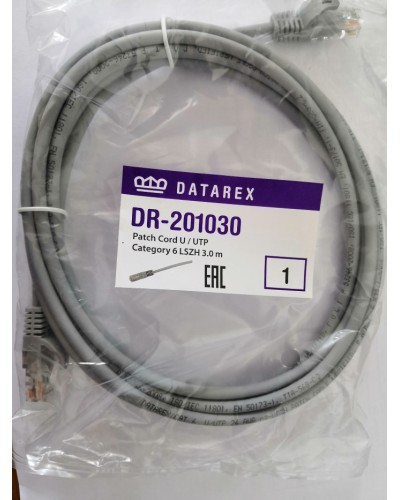 Шнур коммутационный категории 6 Datarex DR-201015 в Нефтеюганске Патчкорды (медные) Pintop.ru