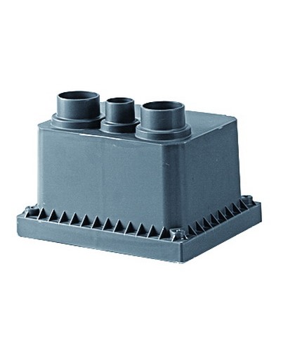 Колодец переходной смотровой 225x175x145 с крышкой для двустенных труб DKC (025001) в Нефтеюганске Повороты, муфты, тройники Pintop.ru