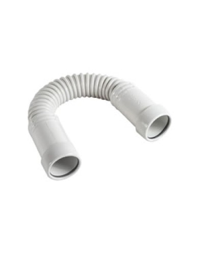 ТТ20 Поворот гибкий гофрированный труба-труба D20 мм (1уп=20шт) Экопласт (44320-20) в Нефтеюганске Повороты, муфты, тройники Pintop.ru