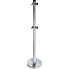 Стойка ограждения с 2-мя полупетлями L-образная передвижная, 2 муфты слева Oxgard ВЗР2442.09.11