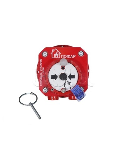 Извещатель пожарный ручной взрывозащищенный Спектрон-512-Exd-А-ИПР-В в Нефтеюганске Пожарные извещатели (Ex) Pintop.ru