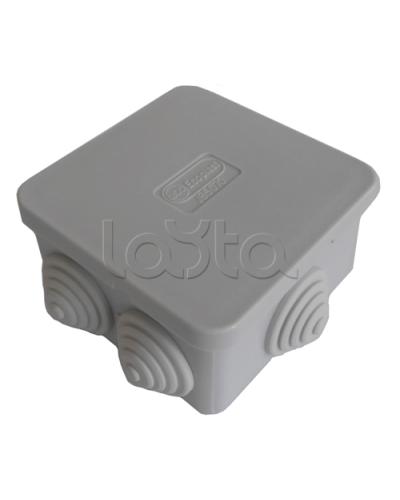 Коробка распред. о/п 100х100х55мм 6 вых., IP55 Экопласт 44037-1 в Нефтеюганске Распределительные коробки Pintop.ru