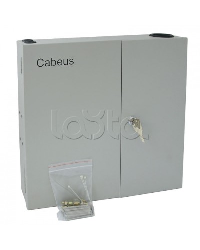 Бокс оптический настенный 19 на 16 SC/2xLC портов Cabeus FO-WL-16SC-K в Нефтеюганске Кросс оптический Pintop.ru