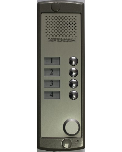 Блок вызова домофона Метаком MK4-K-RF в Нефтеюганске Блоки вызова многоабонентные Pintop.ru