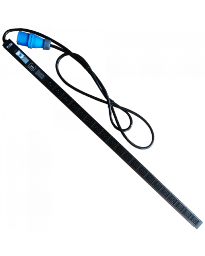 Блок розеток верт, 1-фазный с авт., A/V-метр, 16A / 250V, 20xC19, шнур 3.0 м, IEC309 TWT (TWT-PDVI-20C9-I9) в Нефтеюганске Блоки розеток Pintop.ru