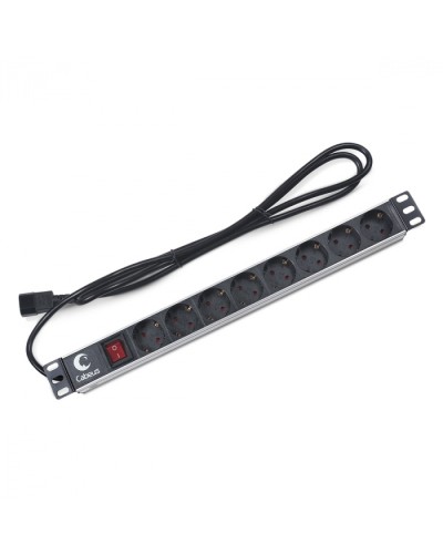 Блок на 8 розеток IEC 320 горизонтальный для 19 шкафов Cabeus (PDU-8P-2IEC) в Нефтеюганске Блоки розеток Pintop.ru