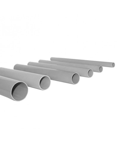 Труба гладкая ПВХ жесткая d20 мм (3 м) (156 м/уп) серая EKF-Plast (trg-20-3m) в Нефтеюганске Гладкая труба Pintop.ru