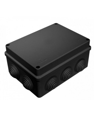 Коробка распределительная для о/п безгалогенная (HF) черная 150х110х70 (28шт/кор) Промрукав (40-0310-9005) в Нефтеюганске Распределительные коробки Pintop.ru