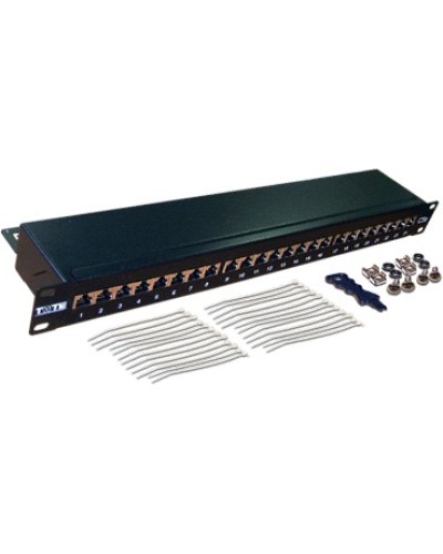 Патч-панель 1U, 24 порта, STP TWT TWT-PP24STP в Нефтеюганске Патч панель Pintop.ru