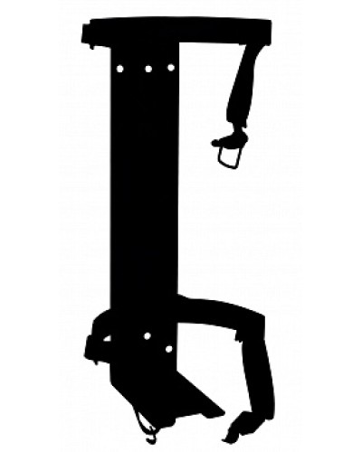 Кронштейн ПОЖТЕХНИКА КТР-10/12 на 2 ремнях (d180-185) для ОП/ОВП-10, ОП-12 в Нефтеюганске Аксессуары для огнетушителей Pintop.ru