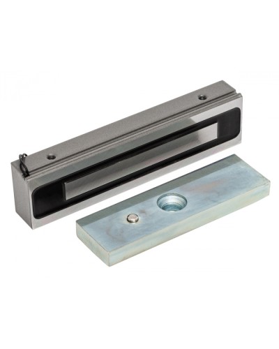 Электромагнитный замок AccordTec ML-200K-3 Premium Grey с планкой в Нефтеюганске Электромагнитные замки Pintop.ru