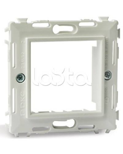 Каркас на 2 модуля (одноместный), слоновая кость DKC 75020SL в Нефтеюганске Аксессуары для кабель-канала Pintop.ru